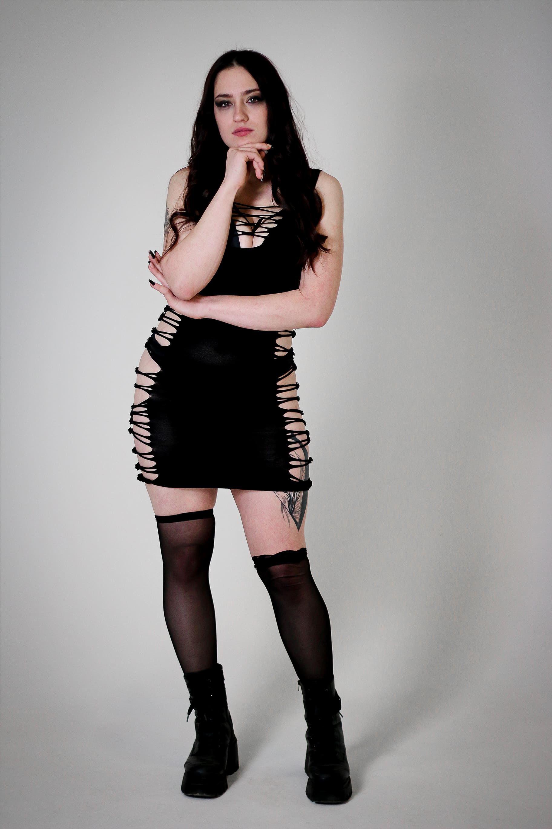 Stúdió fotózás - modell portfólió