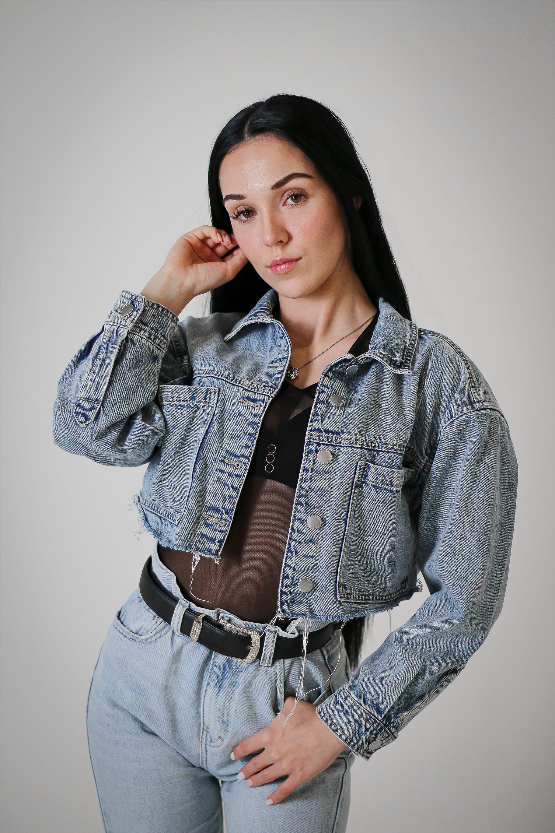 Stúdió fotózás - modell portfólió